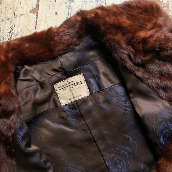 VINTAGE Fox Real Fur Coat in Excellent Condition Size S/M - Picture 4 of 10